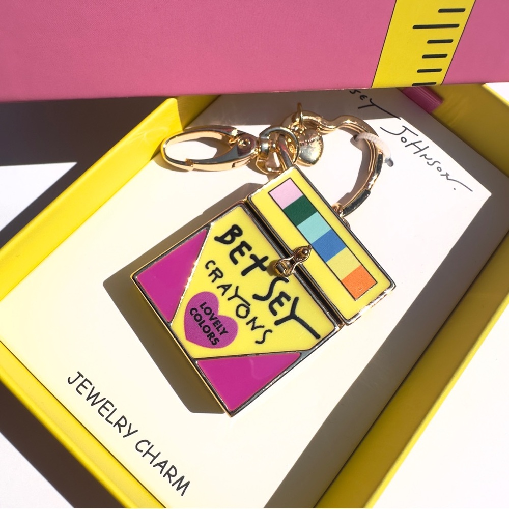 Betsey Johnson Crayon Charm